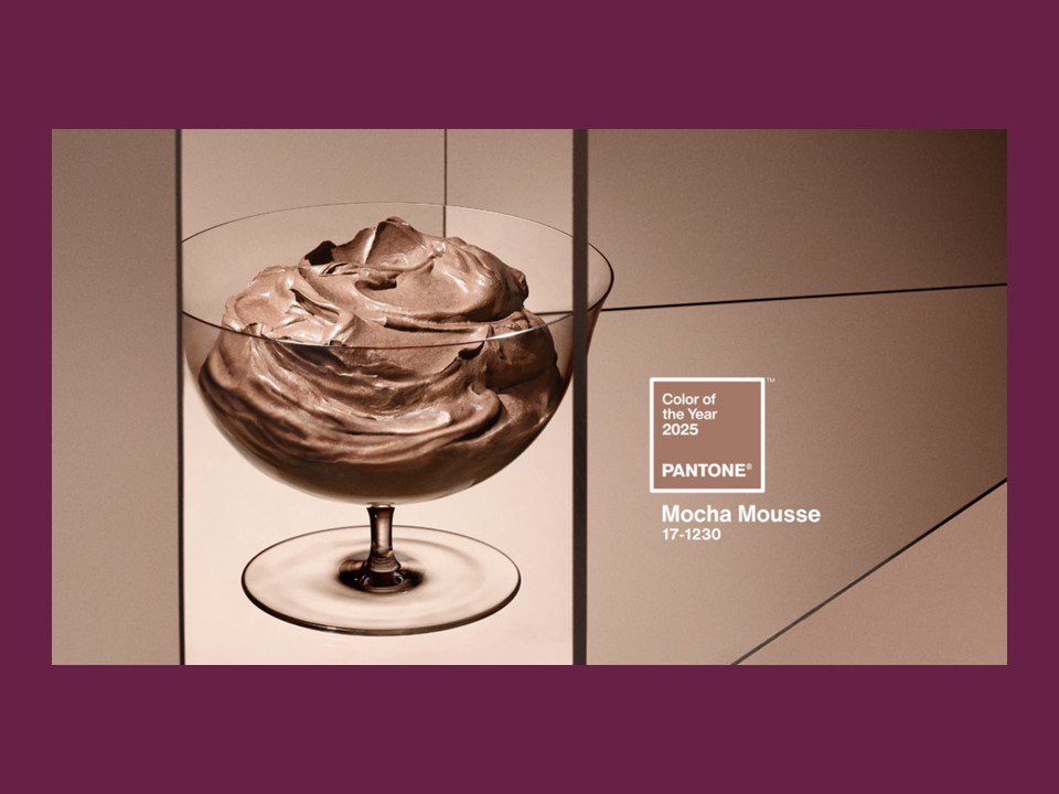 Color del año 2025 Mocha Mousse